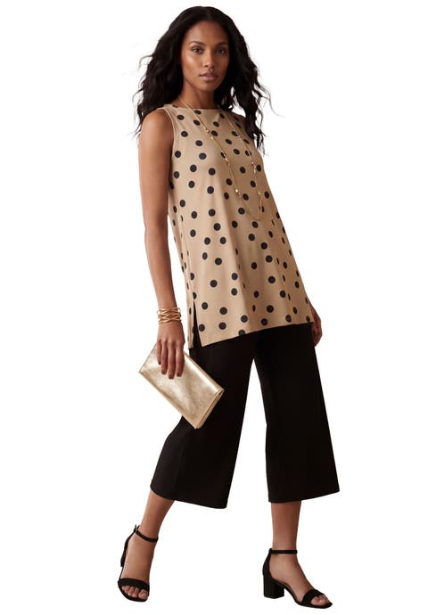 Stretch Knit Tunic Tank (Plus)
