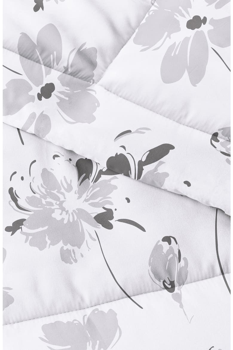 Premium Down Alternative Comforter Set, Alternate, color, LIGHT GRAY