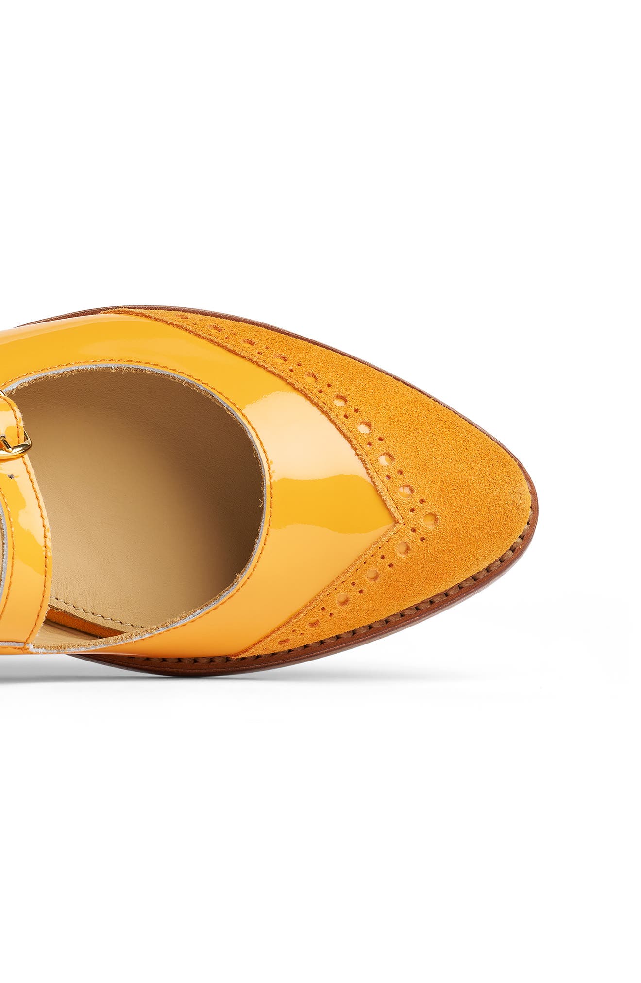THE OFFICE OF US Miss Amelia Slingback Mary Jane Flat, Alternate, color, Mango