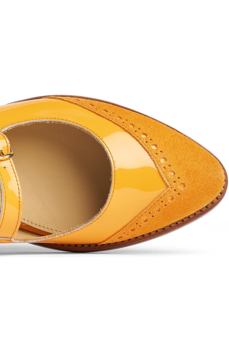 THE OFFICE OF US Miss Amelia Slingback Mary Jane Flat, Alternate, color, Mango