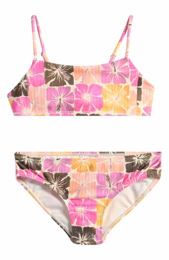 Raisins Kids' Peaches Tropical Two-Piece Swimsuit
