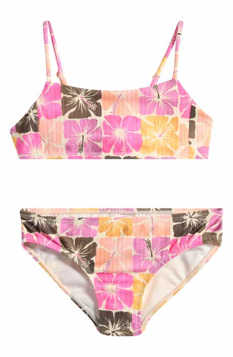 Raisins Kids' Peaches Tropical Two-Piece Swimsuit