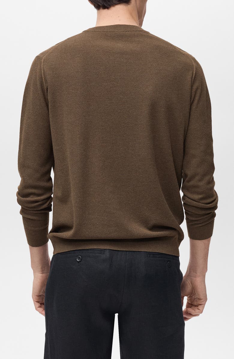 MANGO Regular Fit Fine Knit Sweater, Alternate, color, 
