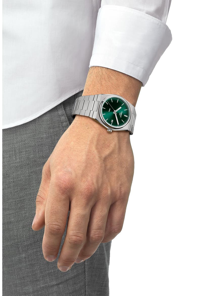 PRX Bracelet Watch, 40mm, Alternate, color, GREY