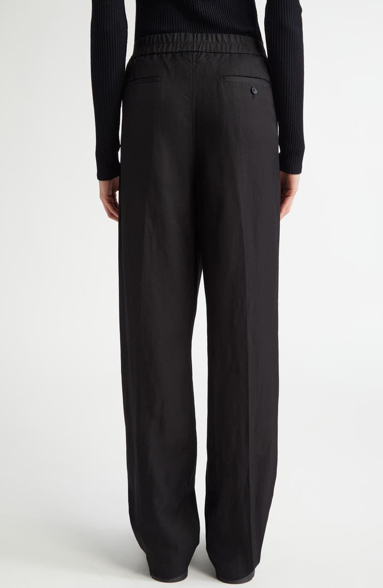 LOULOU DE SAISON Takaroa Elastic Waist Pleated Pants, Alternate, color, 