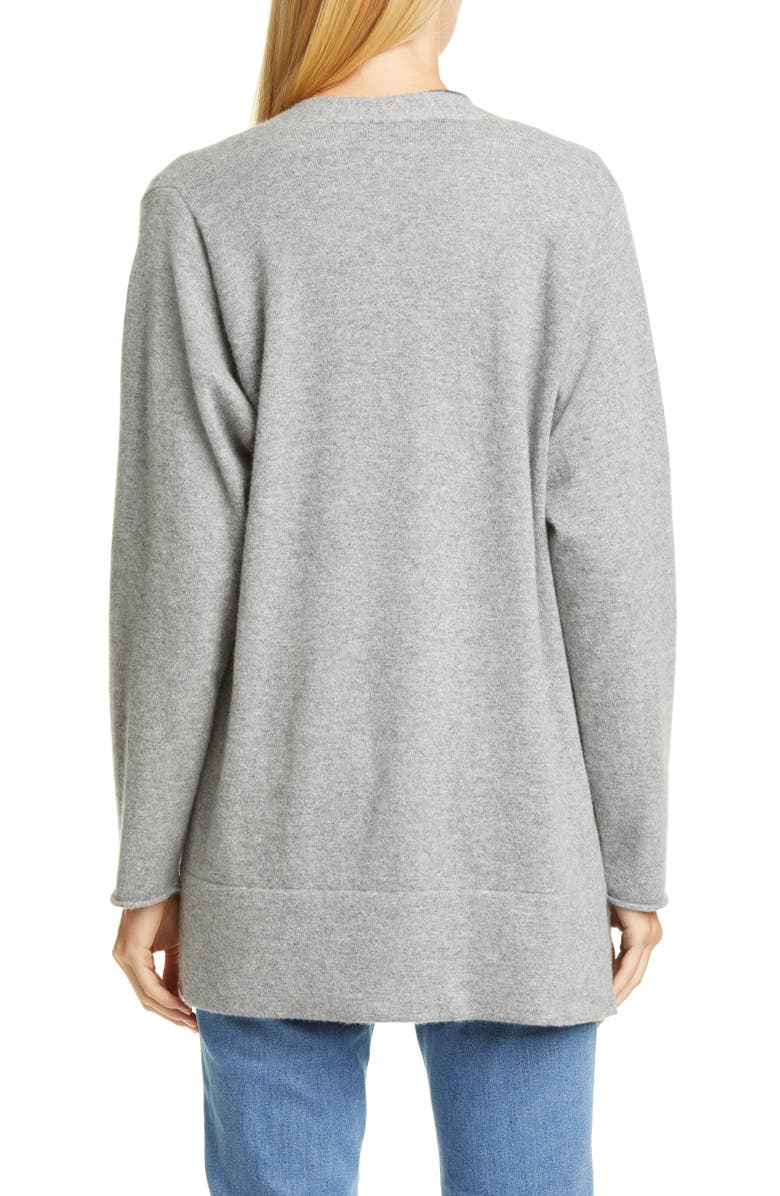 Fabiana Filippi Bead Trim Cashmere Cardigan, Alternate, color,