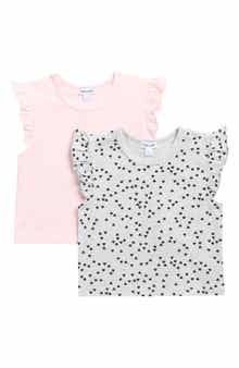 Splendid Kids' 2-Pack Ruffle Sleeve T-Shirts