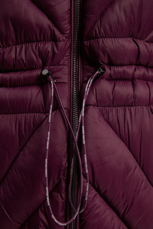 Karen Millen Lightweight Knee Length Packable Coat In Brown