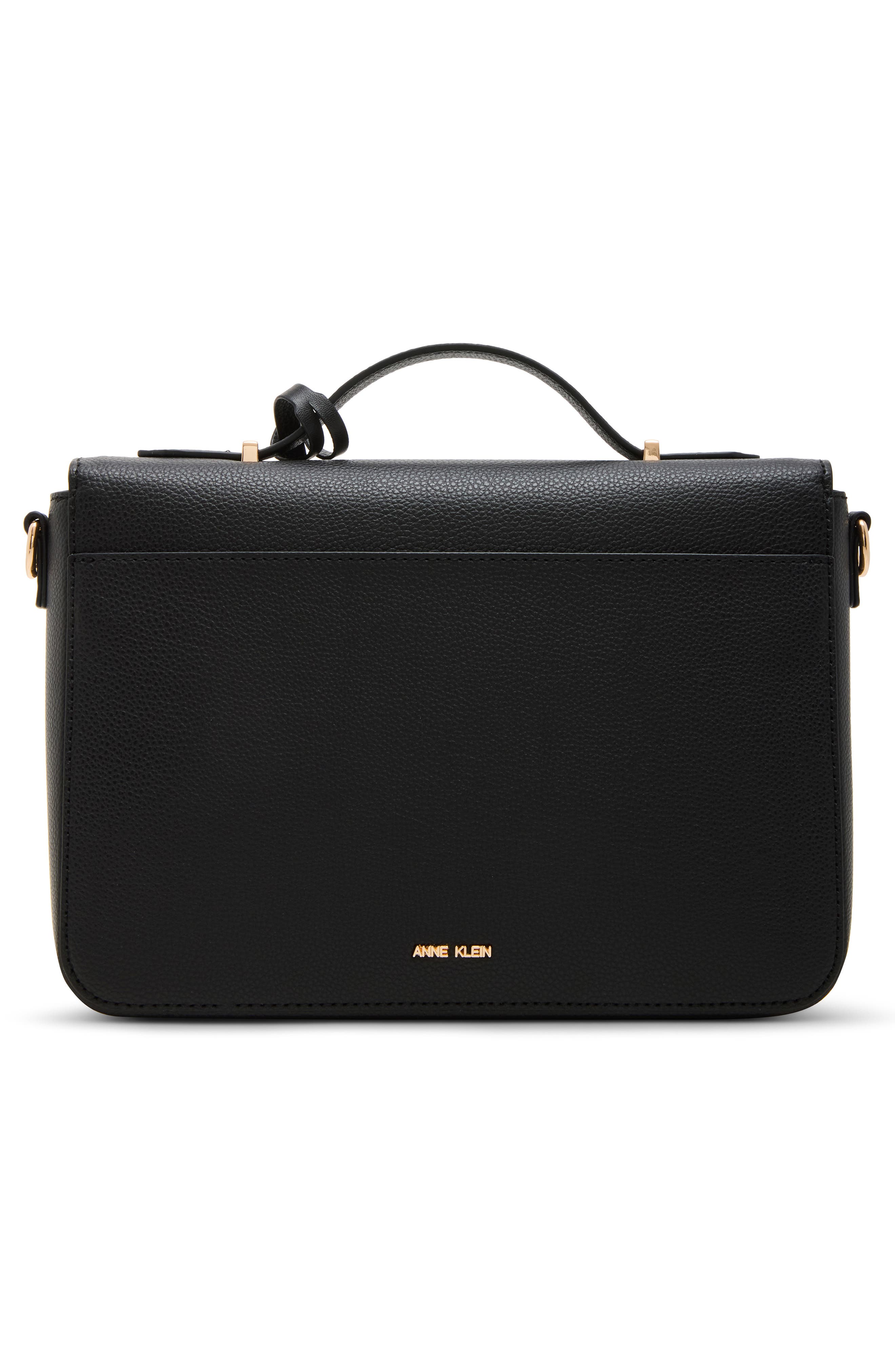 Anne Klein Belted Flap Top Handle Crossbody Bag, Alternate, color, 