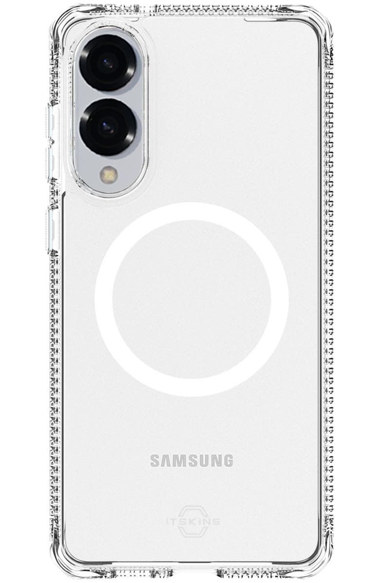 ITSkins Hybrid_R Clear MagSafe Case for Samsung Galaxy S25 Edge, Main, color, Clear