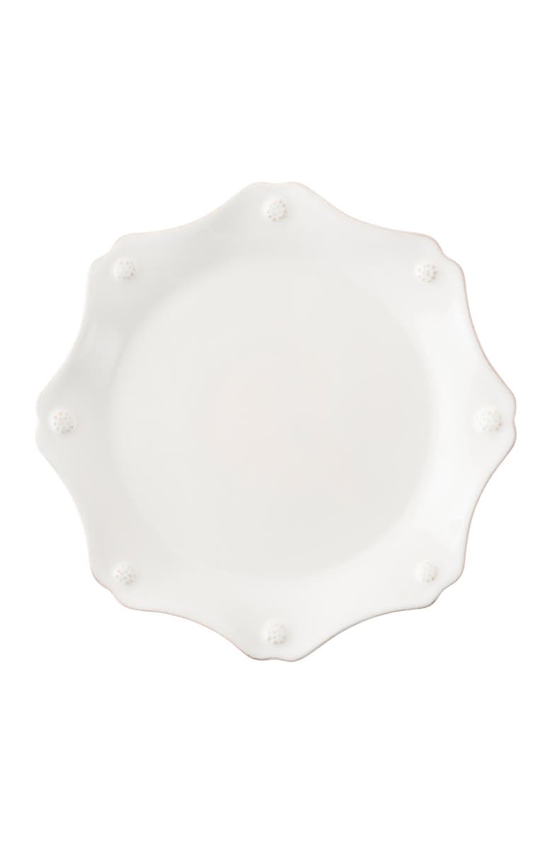 Juliska 'Berry and Thread' Scalloped Salad Plate, Main, color, Whitewash