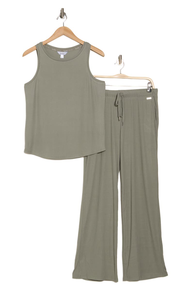 Nicole Miller Rib Pajamas, Alternate, color,