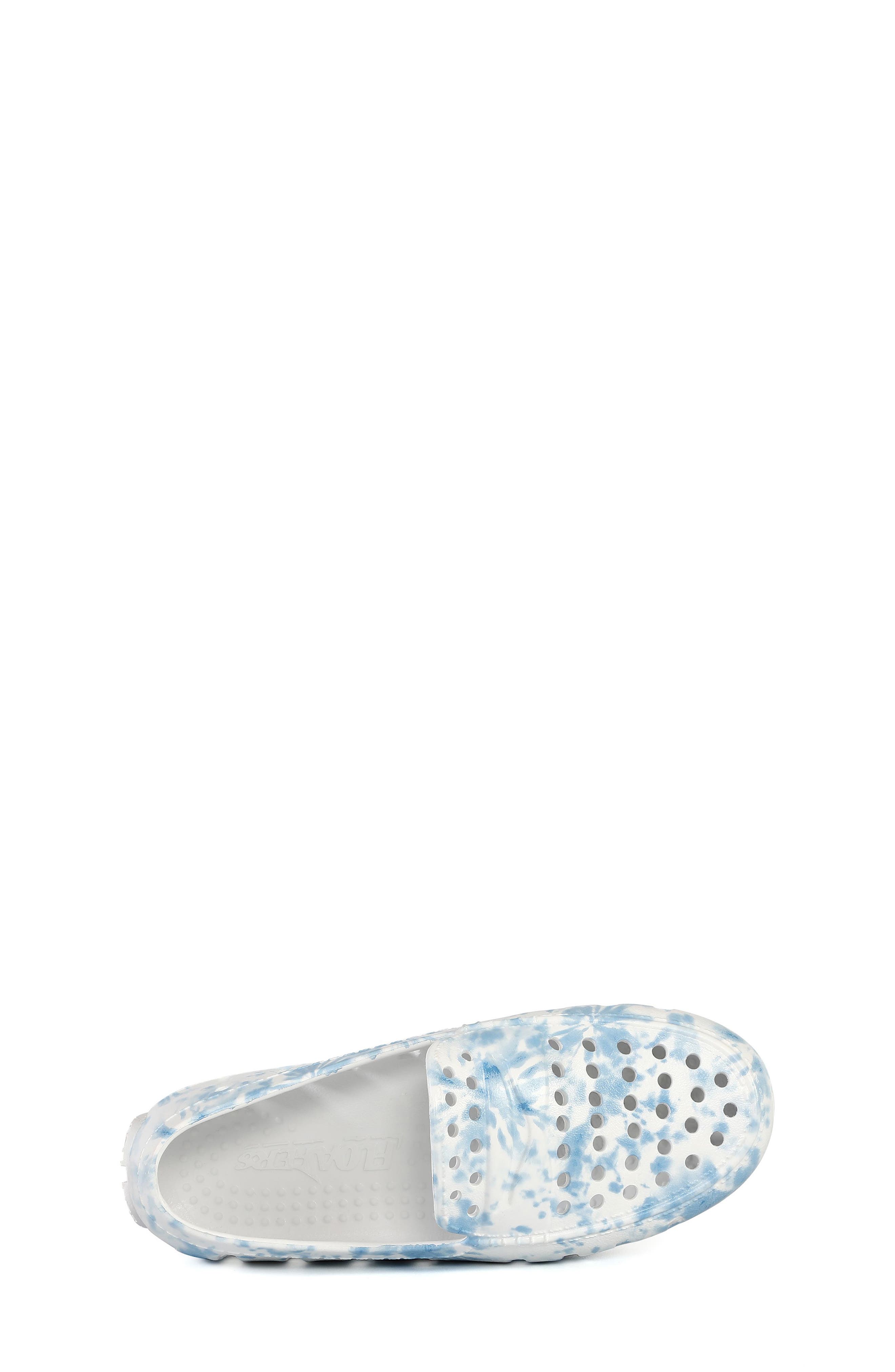 FLOAFERS Kids' Prodigy Water Shoe, Alternate, color, Blue Tie Dye/Bright White