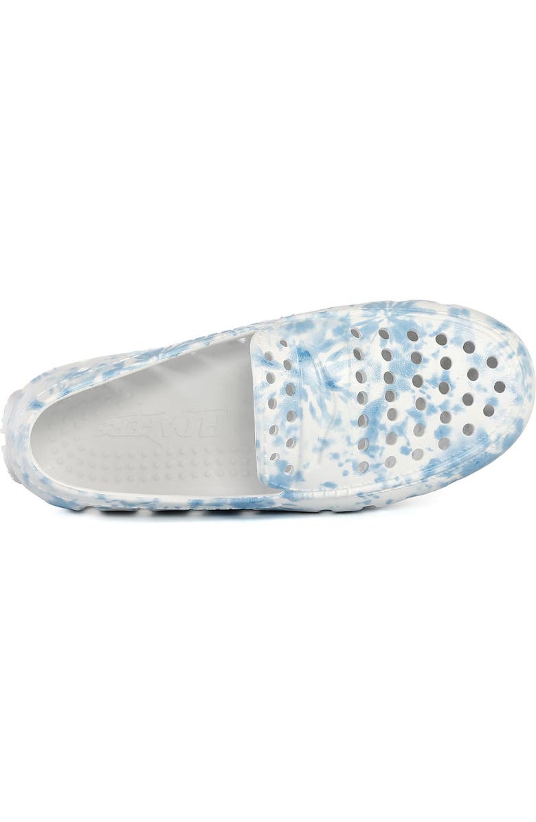 FLOAFERS Kids' Prodigy Water Shoe, Alternate, color, Blue Tie Dye/Bright White