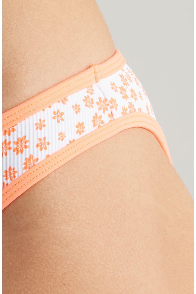 Modest Bind Bikini Bottoms, Alternate, color, ORANGE FANTASY