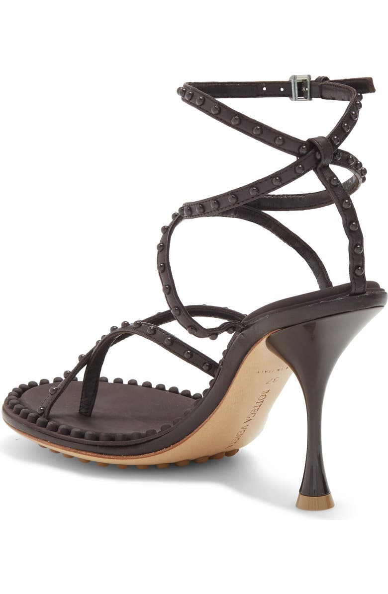 Bottega Veneta Studded Wrap Ankle Sandal, Alternate, color,