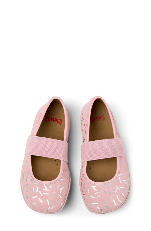 Camper Right Ballet Flats In Medium Pink