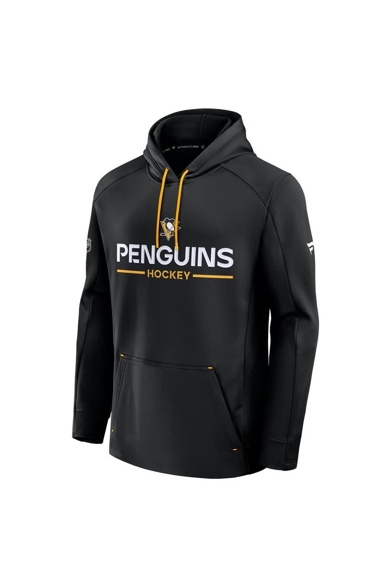 Men's Fanatics Black Pittsburgh Penguins Authentic Pro Rink Hoodie, Alternate, color, Black