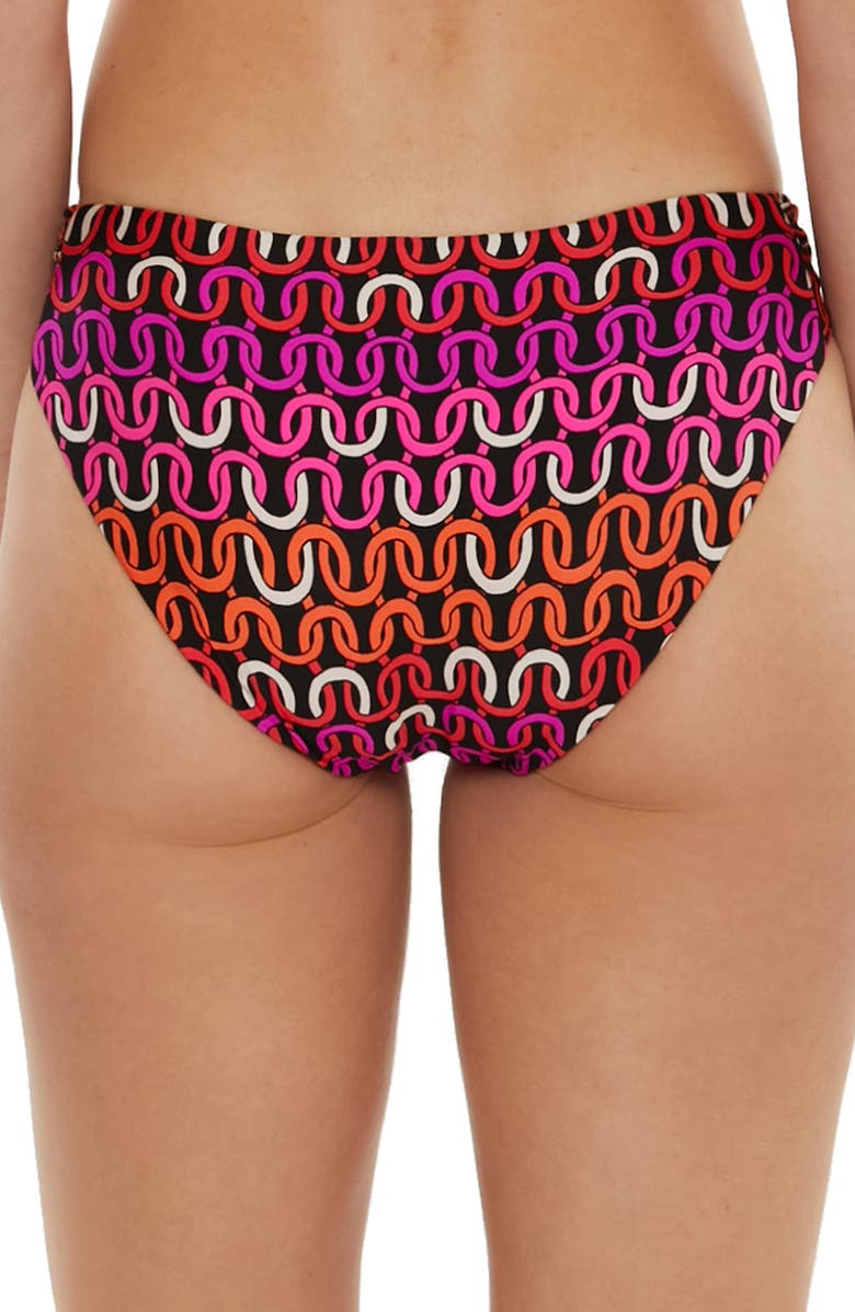 Trina Turk Echo Hipster Bikini Bottoms, Alternate, color, Pink