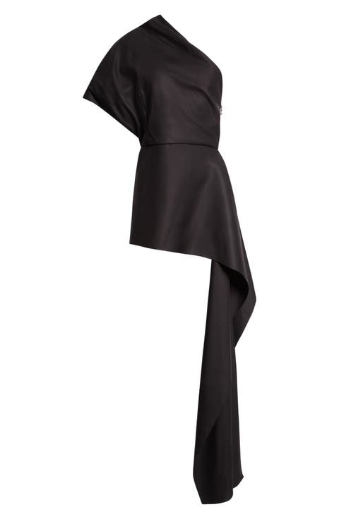 Marianne One Shoulder Silk Top