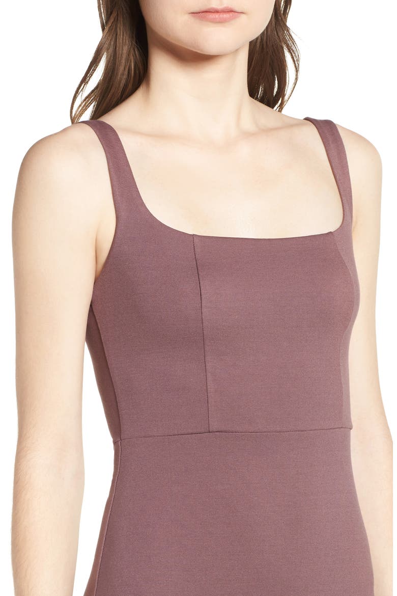 Rachel Bodycon Dress, Alternate, color, PURPLE TAUPE