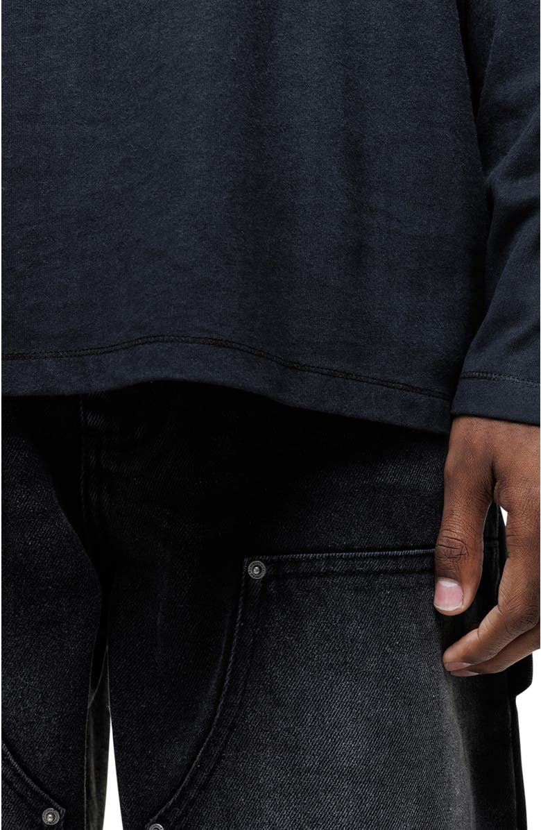 Good For Nothing Liberty Relaxed Long-Sleeve Printed T-Shirt, Alternate, color, Black