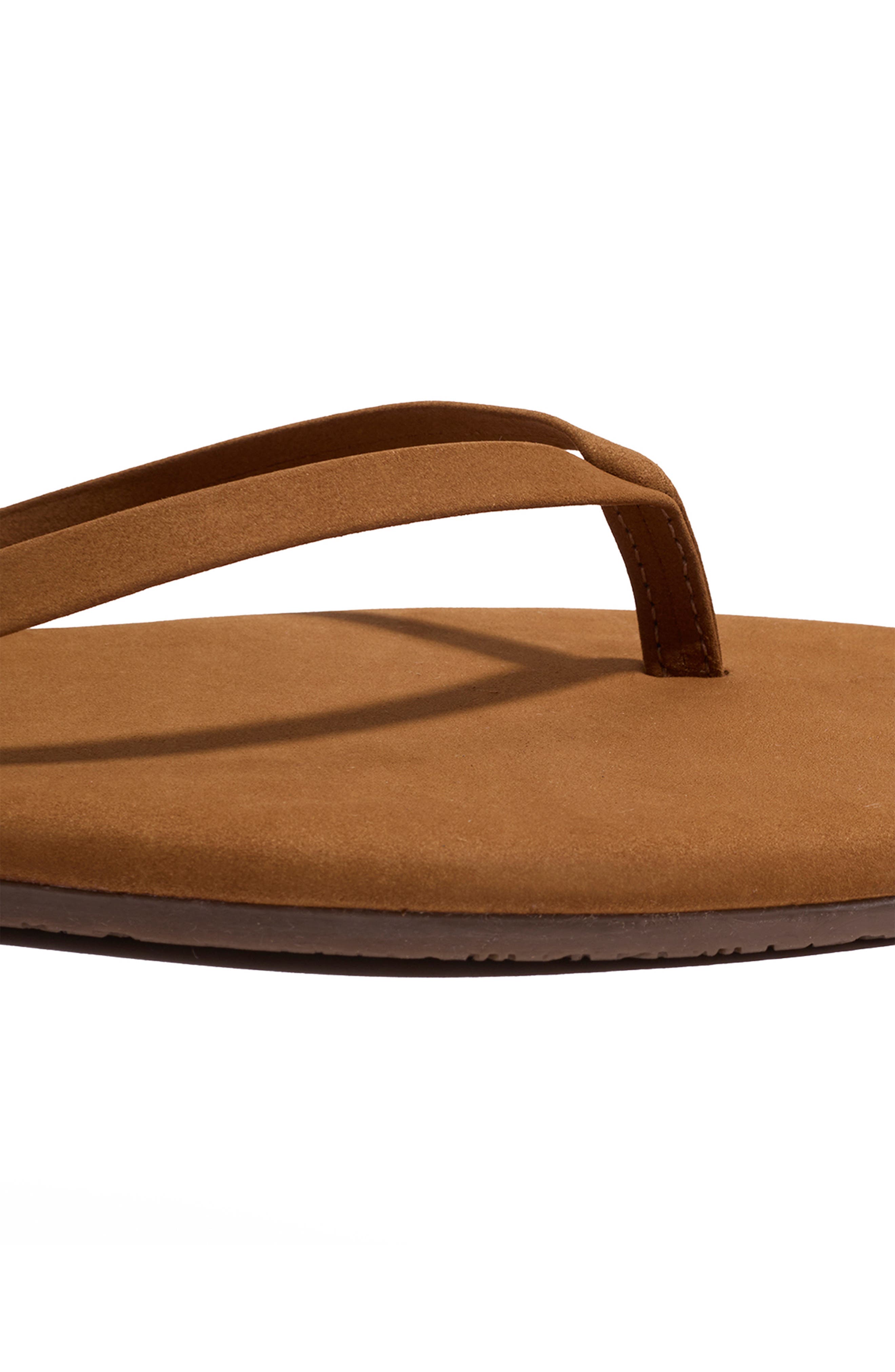 Lily Square Toe Flip Flop, Alternate, color, CAMEL