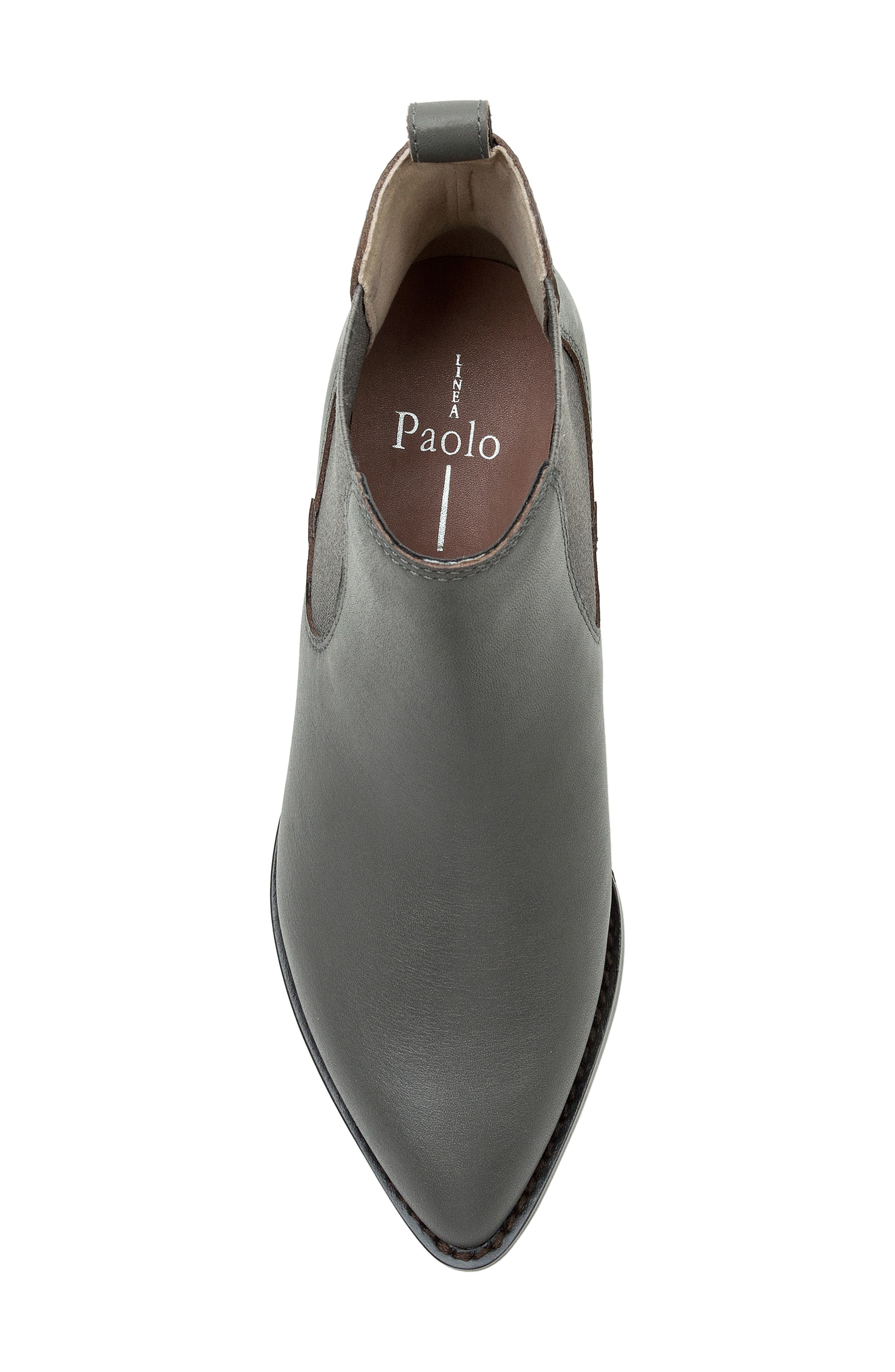 Linea Paolo Zoey Pointed Toe Chelsea Boot, Alternate, color, Stone