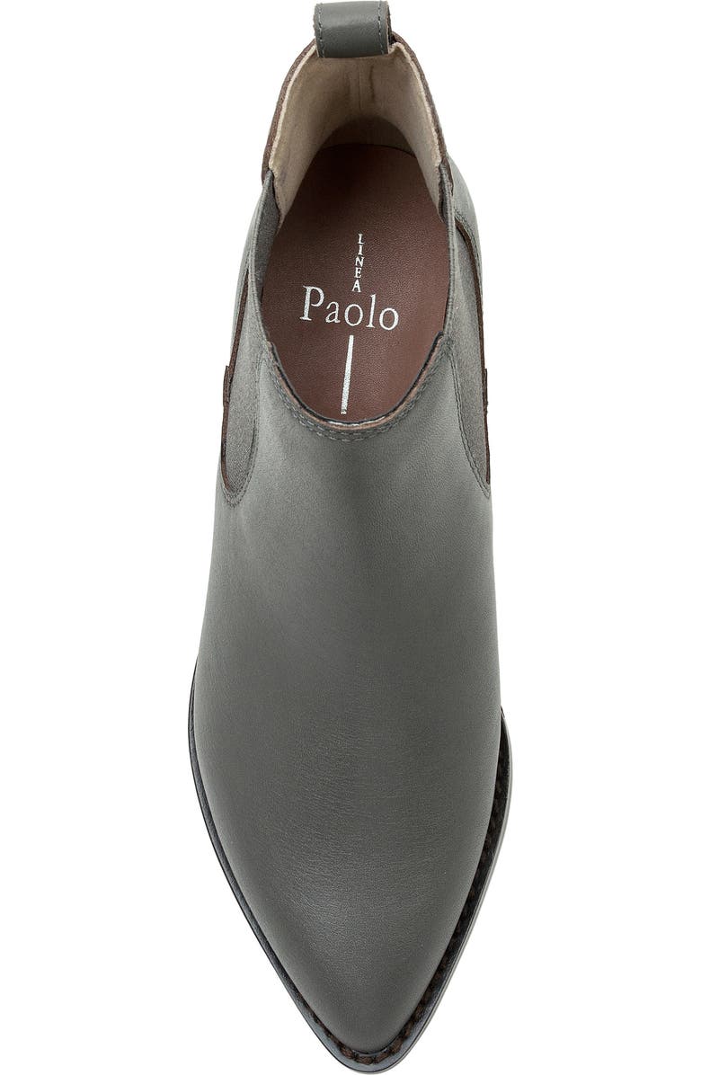 Linea Paolo Zoey Pointed Toe Chelsea Boot, Alternate, color, Stone