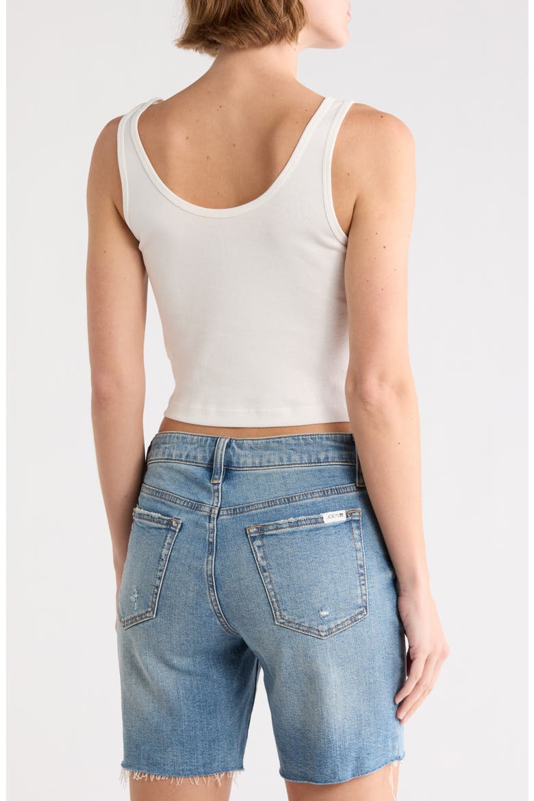 Greetings Scoop Neck Crop Tank, Alternate, color, TOFU