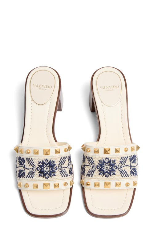 Valentino Slide County T. 60 In Ivory/multi