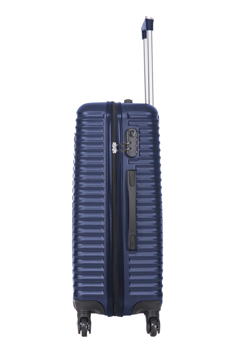 Travola Hardshell 3-Piece Spinner Luggage Set, Alternate, color, BLUE