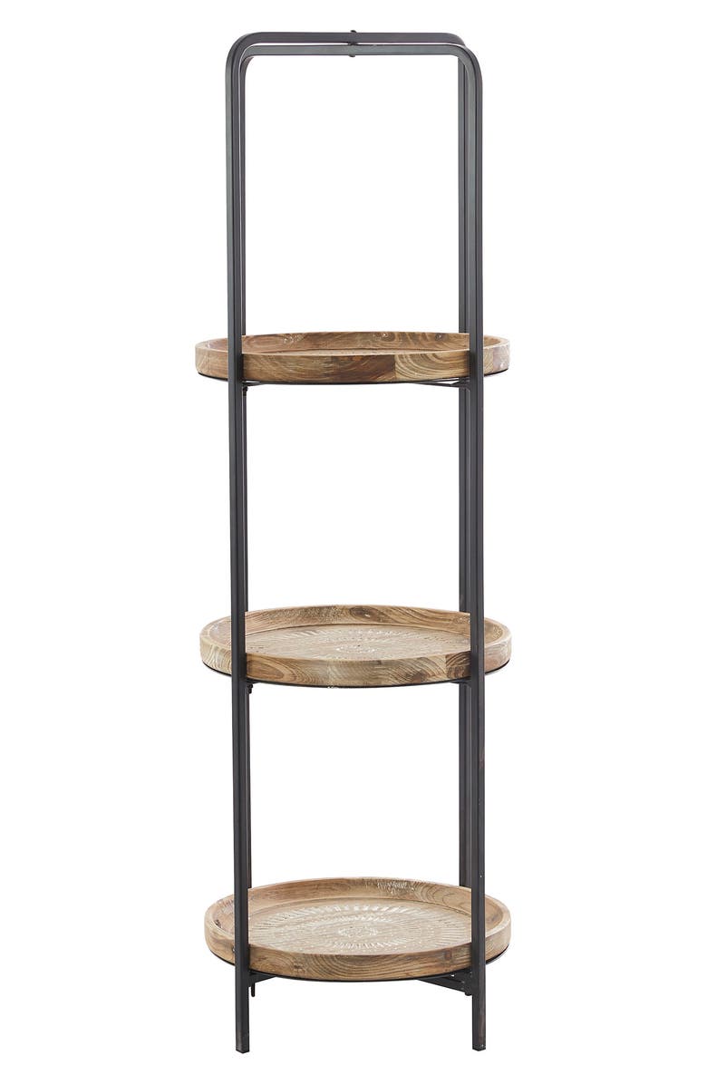 SONOMA SAGE HOME Brown Wood Traditional Shelving Unit, Alternate, color, Brown