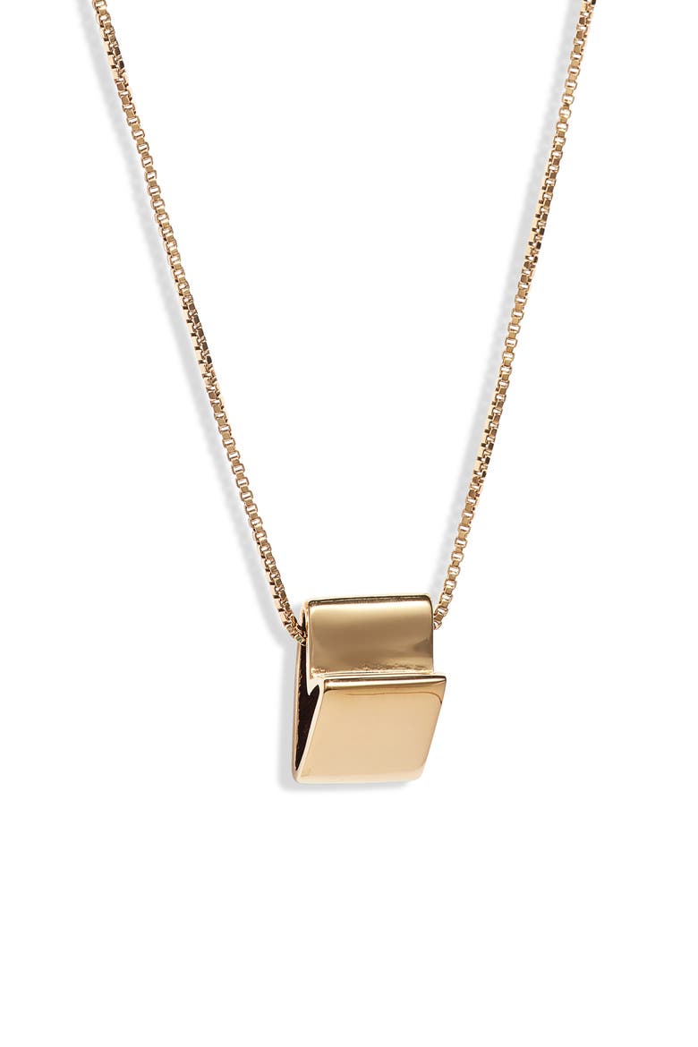 All Love Pendant Necklace, Main, color, HIGH POLISH GOLD