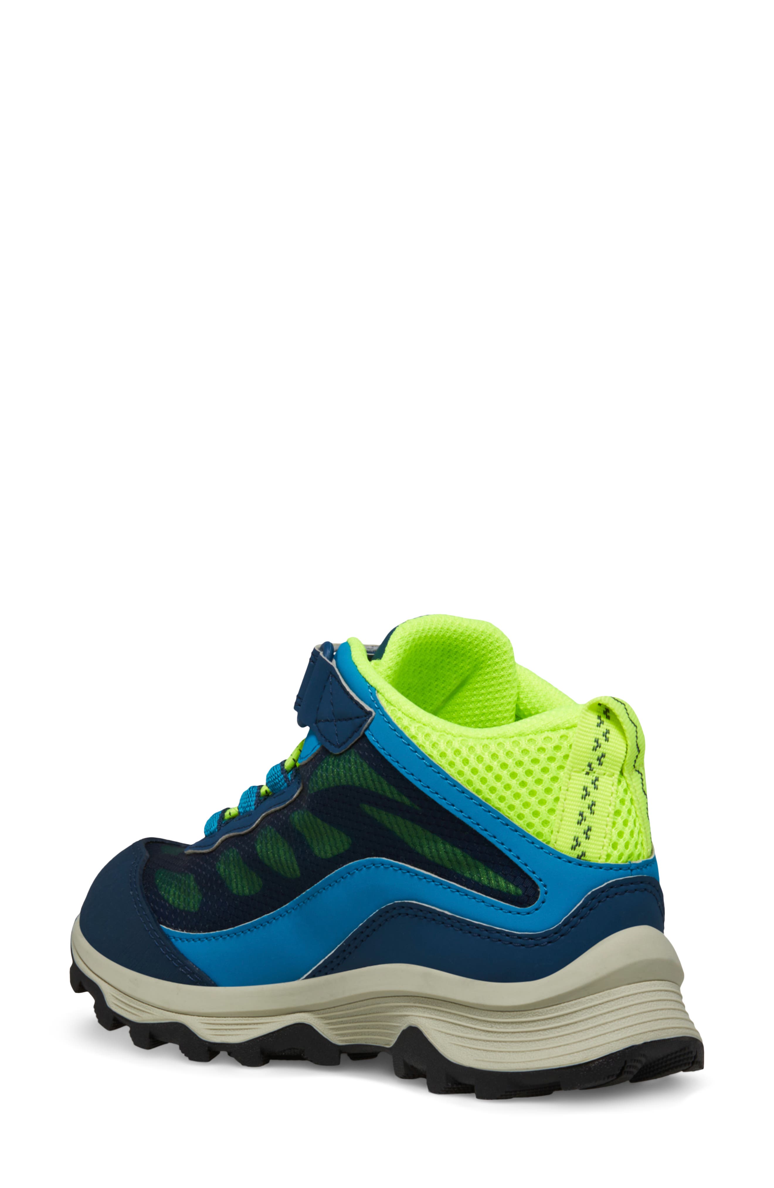 Merrell Kids' Moab Speed Waterproof Mid Top Dual Closure Sneaker, Alternate, color, 