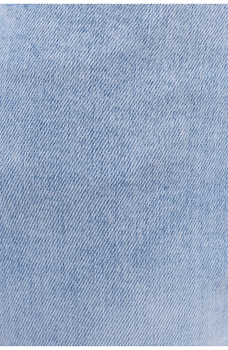 Bayeas High Waist Slim Straight Leg Jeans, Alternate, color, Light Blue