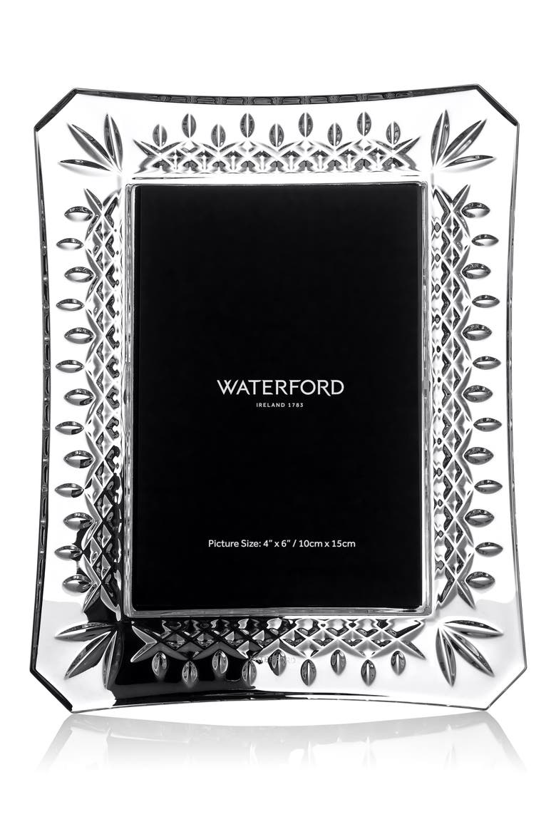 Lismore Lead Crystal Picture Frame, Main, color, NONE