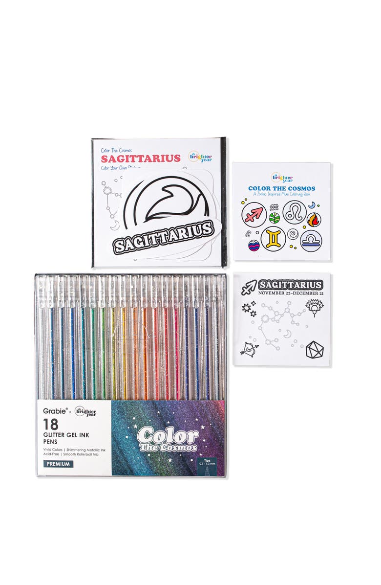 A Brighter Year Color The Cosmos Adult Creative Activity Mega Bundle, Main, color, Sagittarius