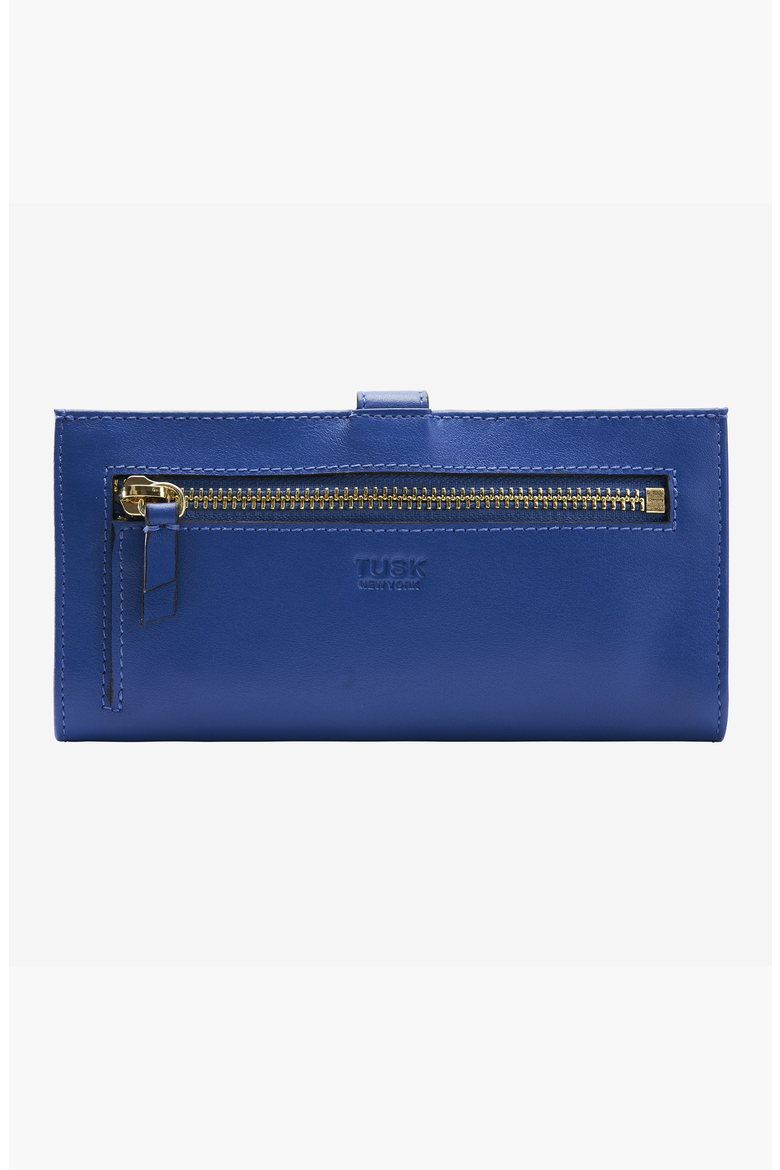 Joy Long Slim Wallet, Alternate, color, Iris / Water Blue