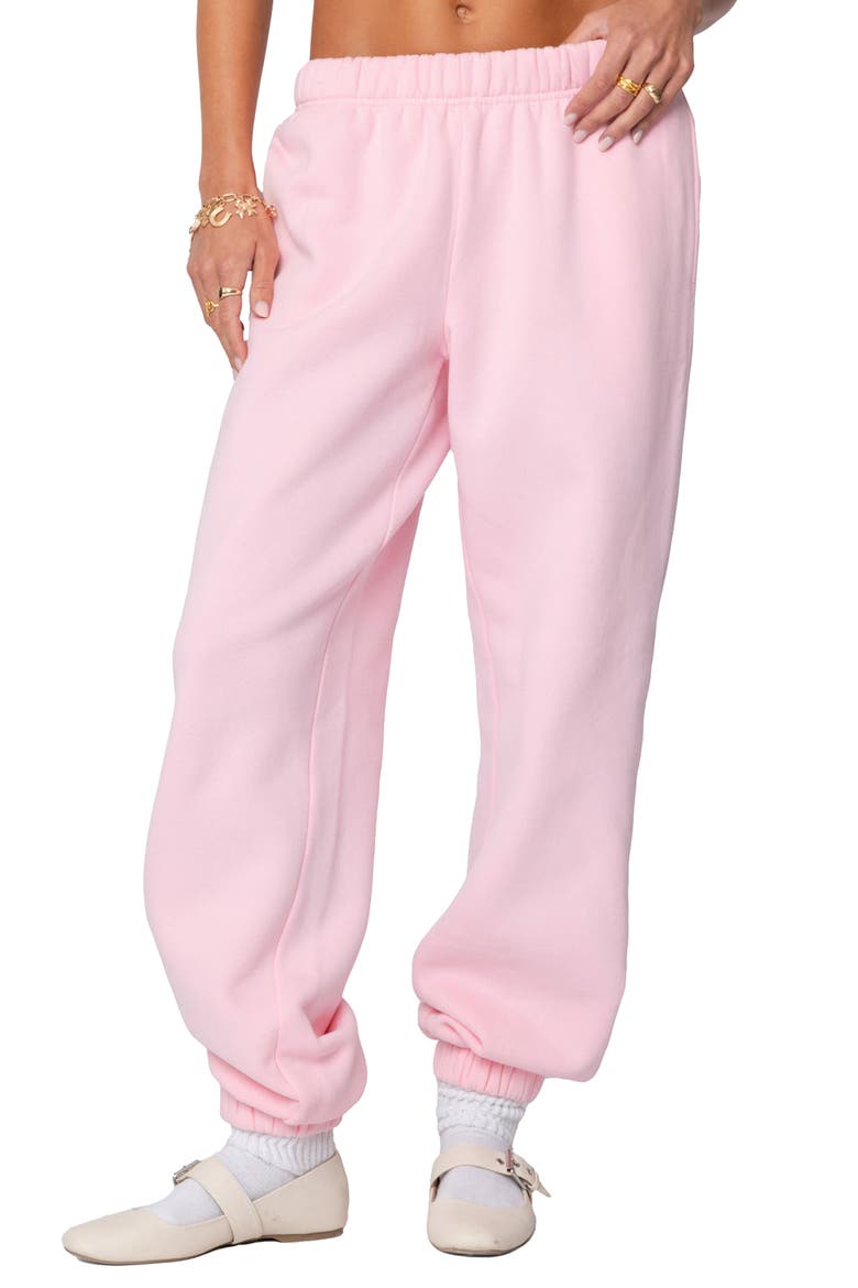 Clark Oversize Sweatpants, Main, color, LIGHT-PINK