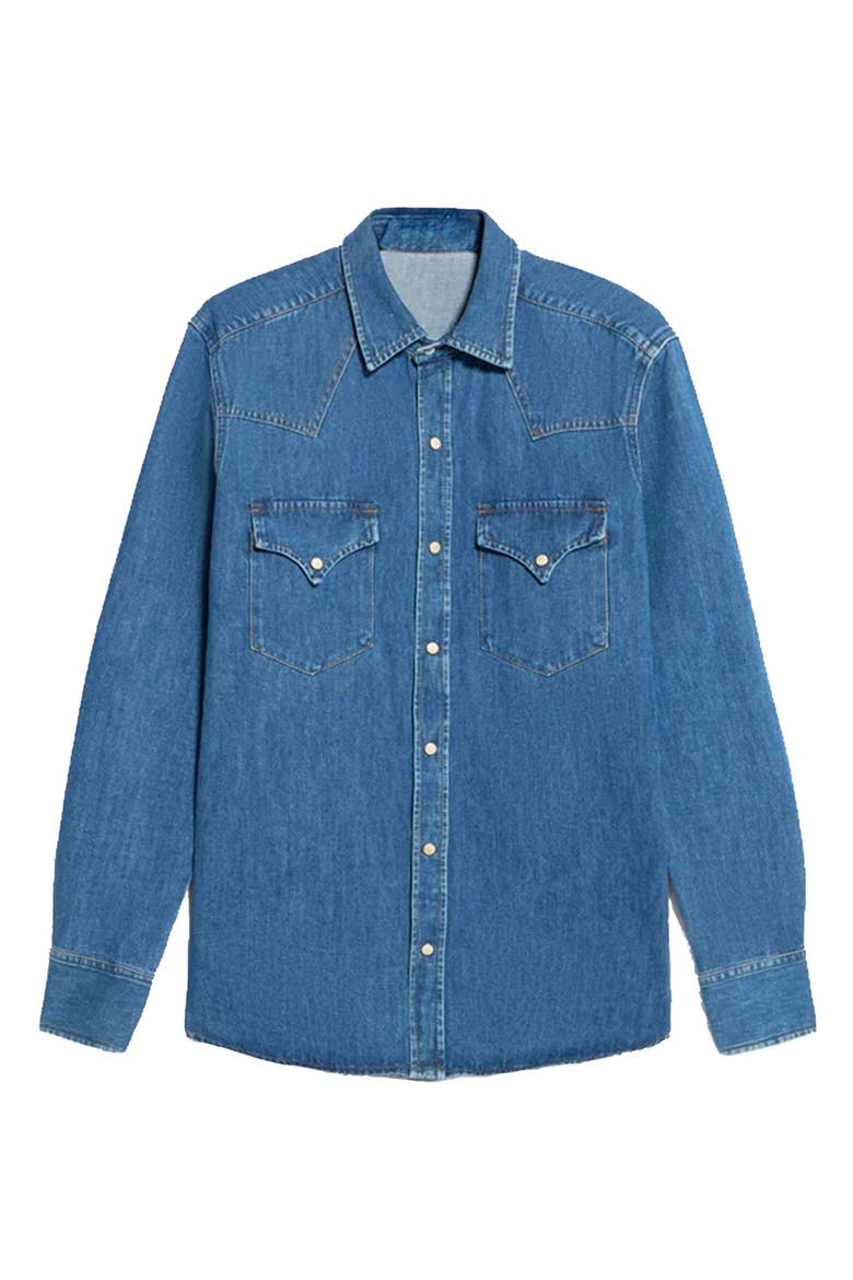 Texan Denim Shirt, Main, color, D310