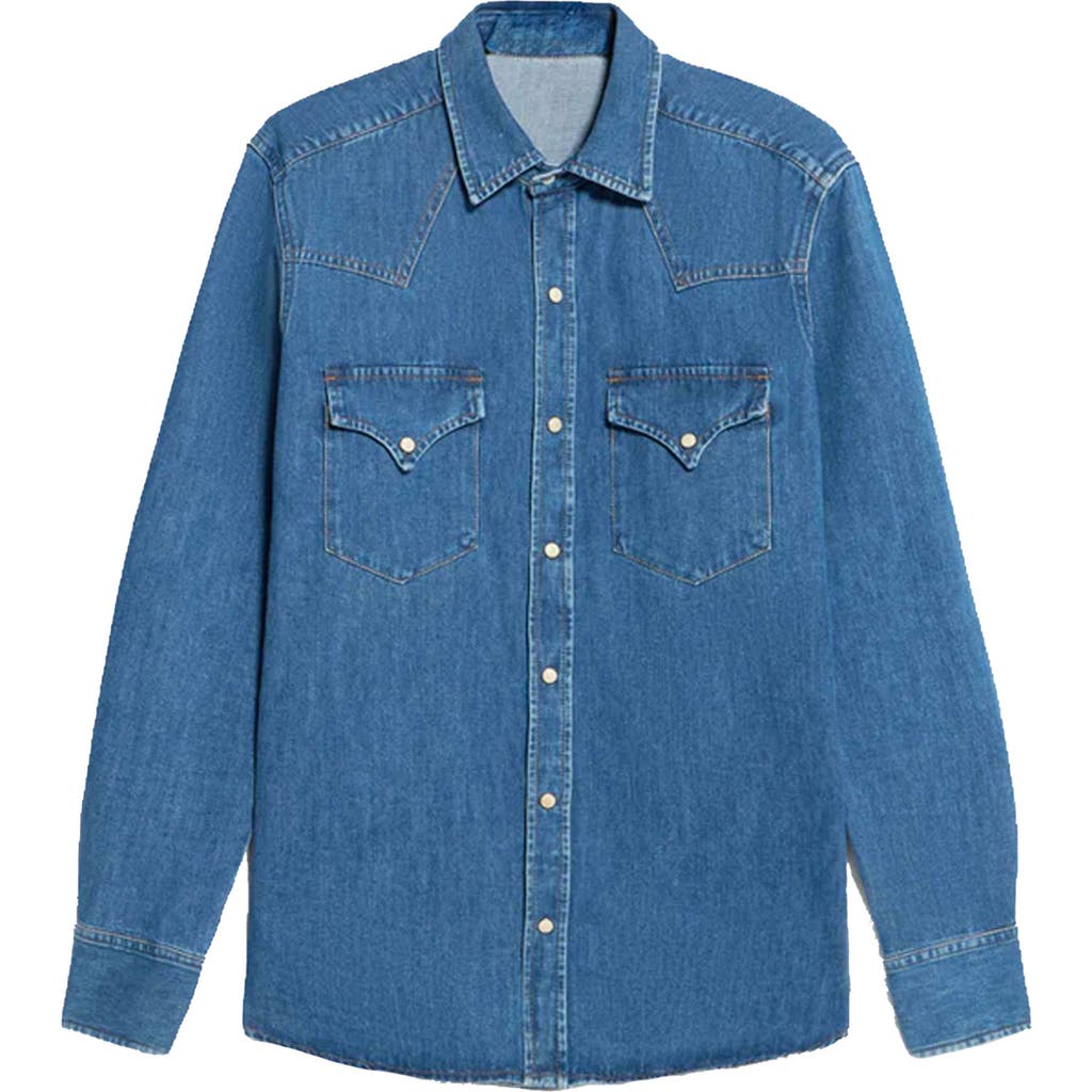 Fortela Ntex Texan Denim Shirt In Blue