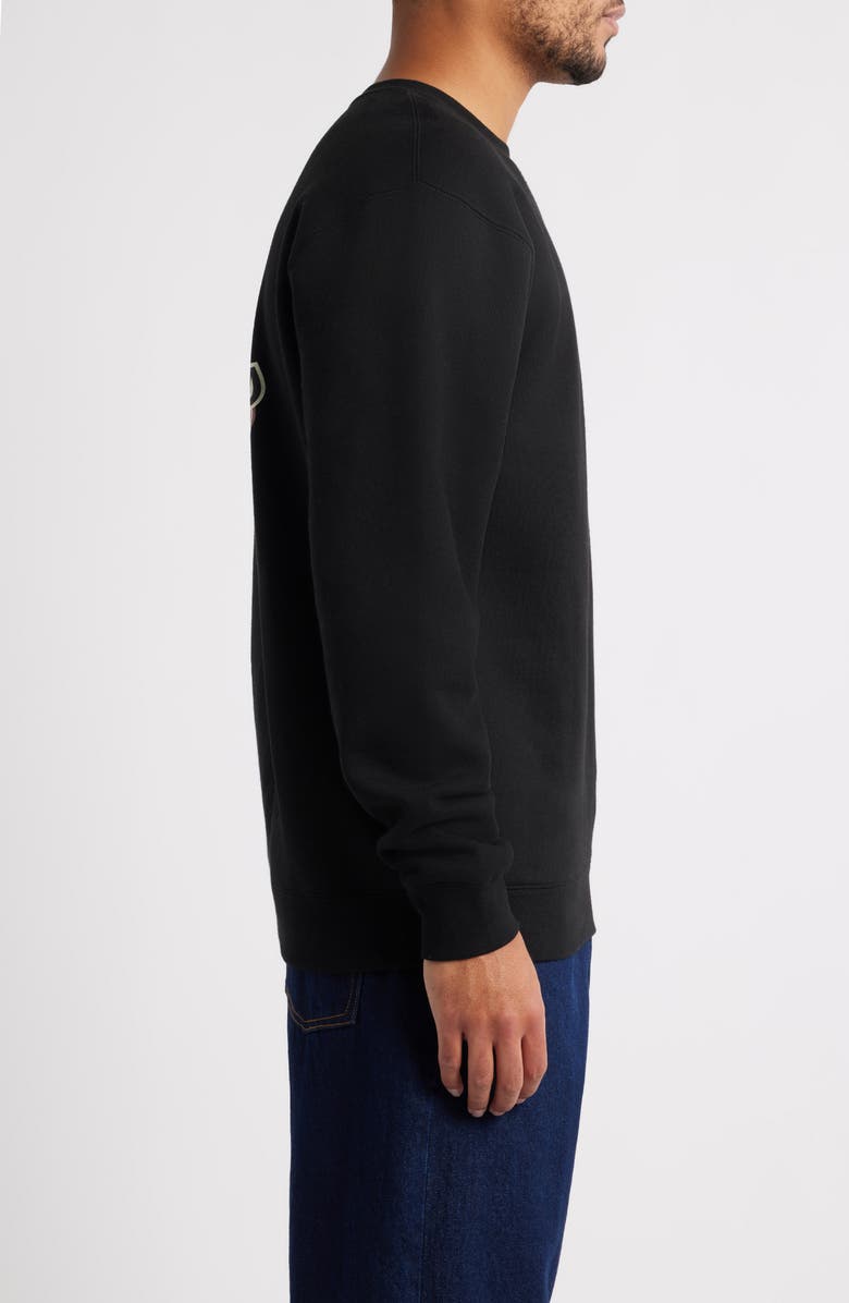 DARK SEAS Beacon Logo Graphic Fleece Sweatshirt, Alternate, color, Black