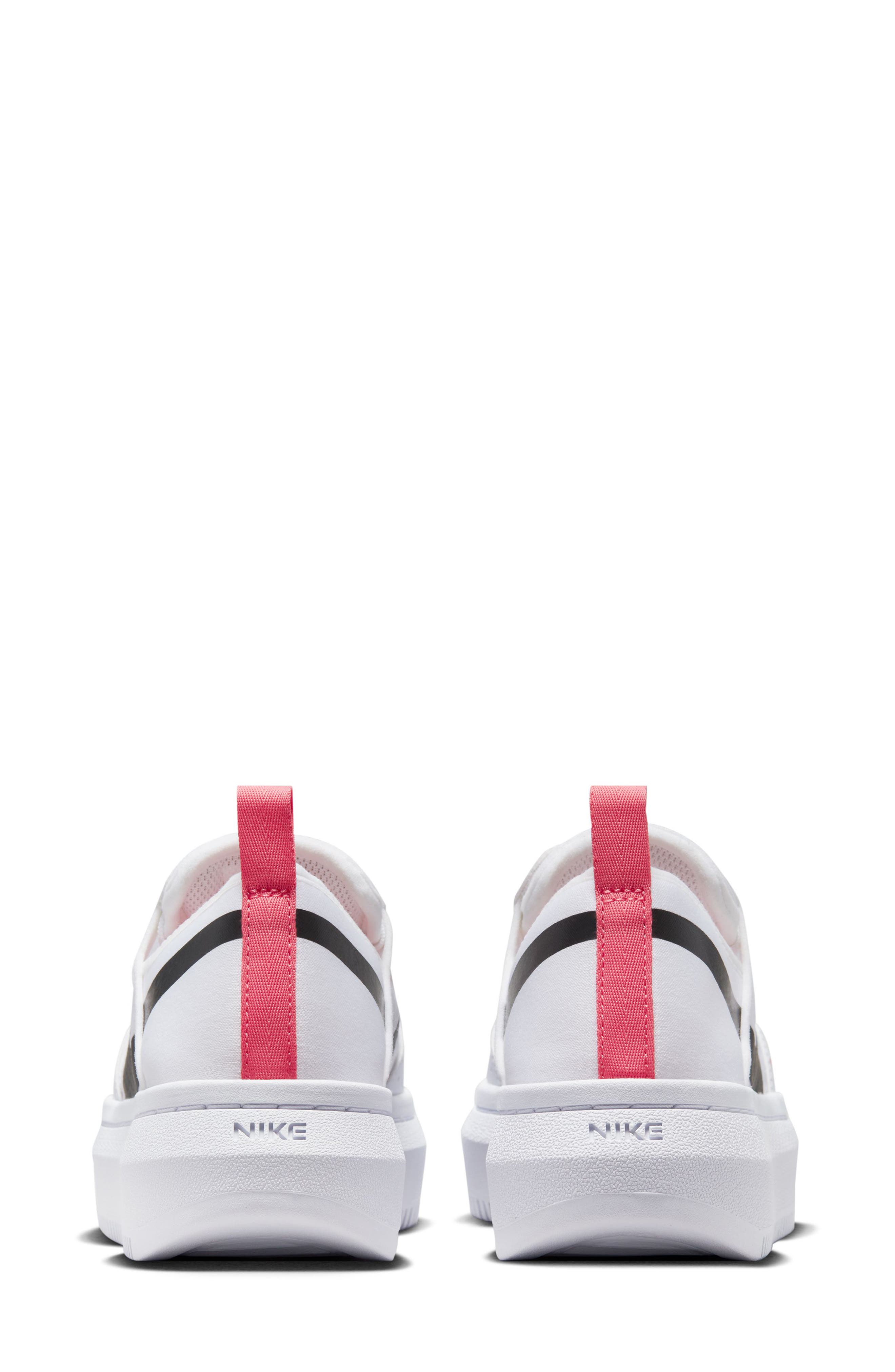 Court Vision Alta Sneaker, Alternate, color, WHITE/ SEA CORAL/ BLACK