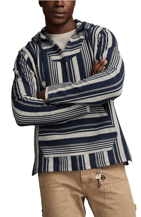 Baja Stripe Cotton Hoodie