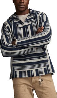 Lucky Brand Baja Stripe Cotton Hoodie