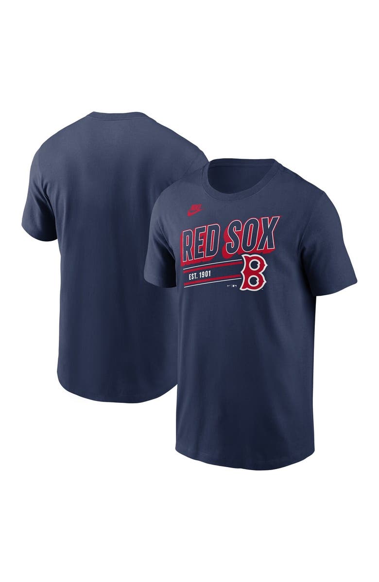 Nike Men's Nike Navy Boston Red Sox Cooperstown Collection Retro T-Shirt, Main, color,