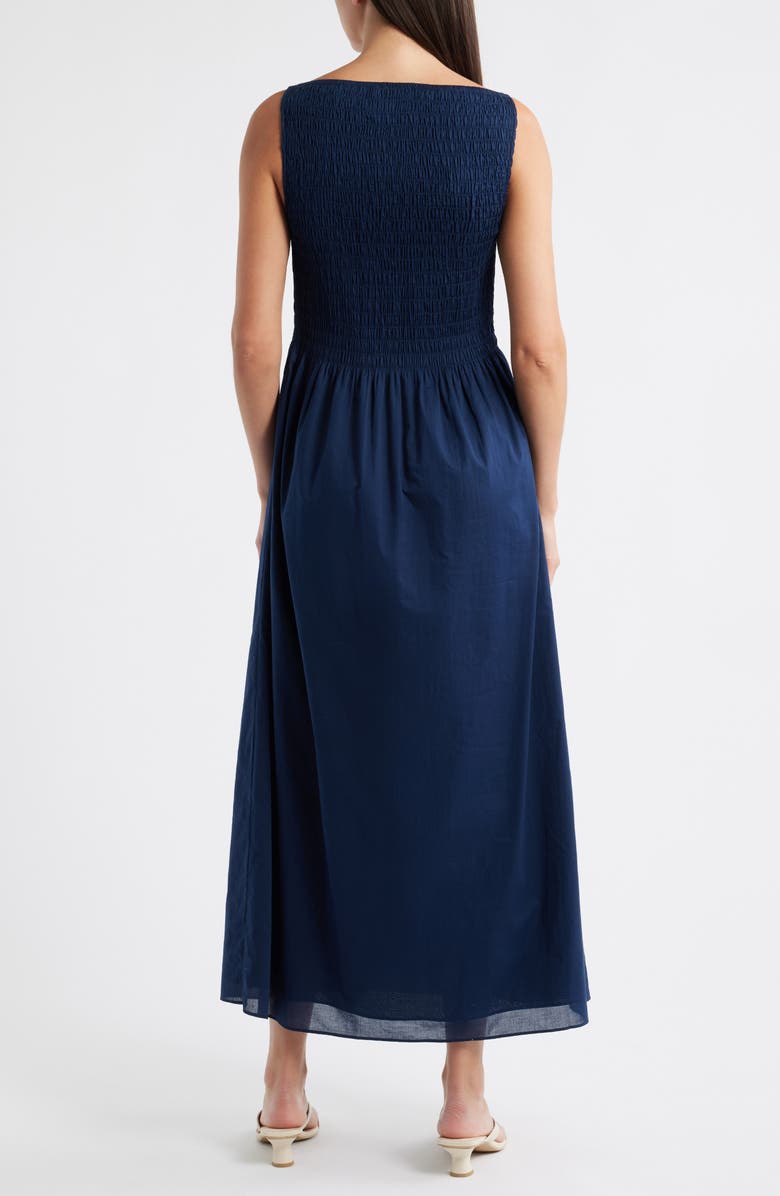 & Other Stories Smocked Cotton Maxi Sundress, Alternate, color,