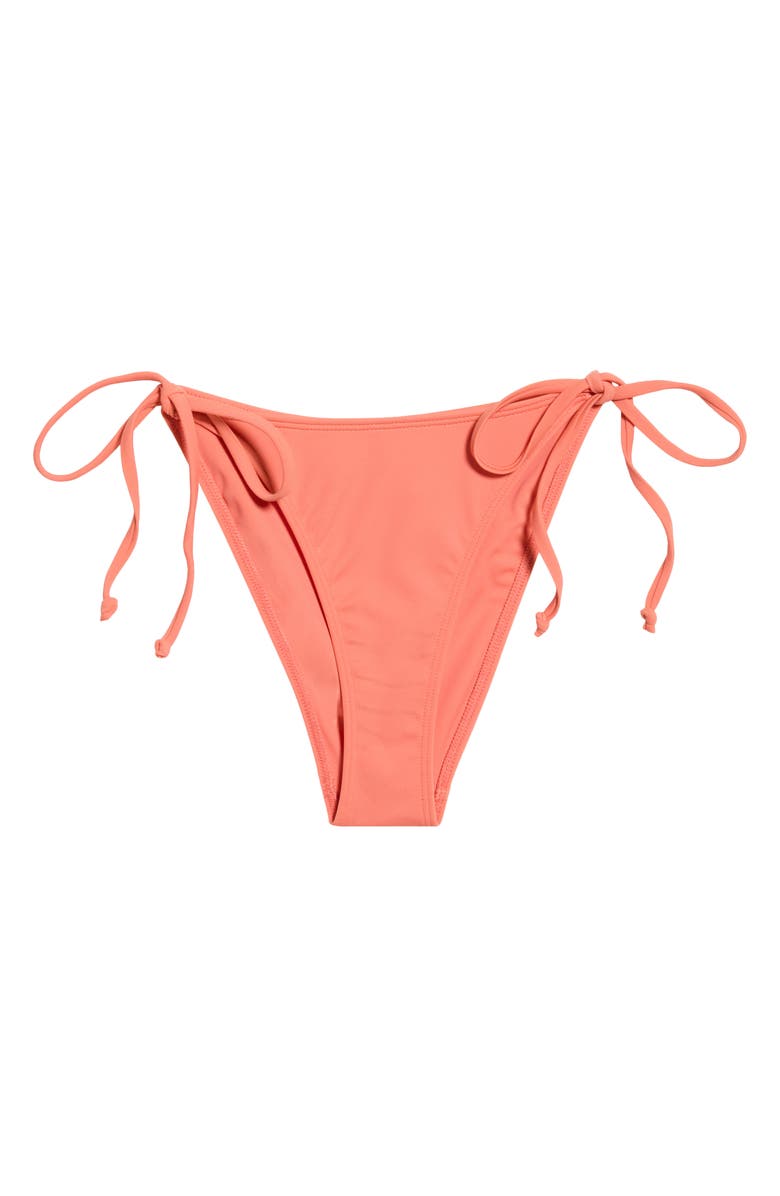 PacSun Ari Side Tie Bikini Bottoms, Main, color, Coral