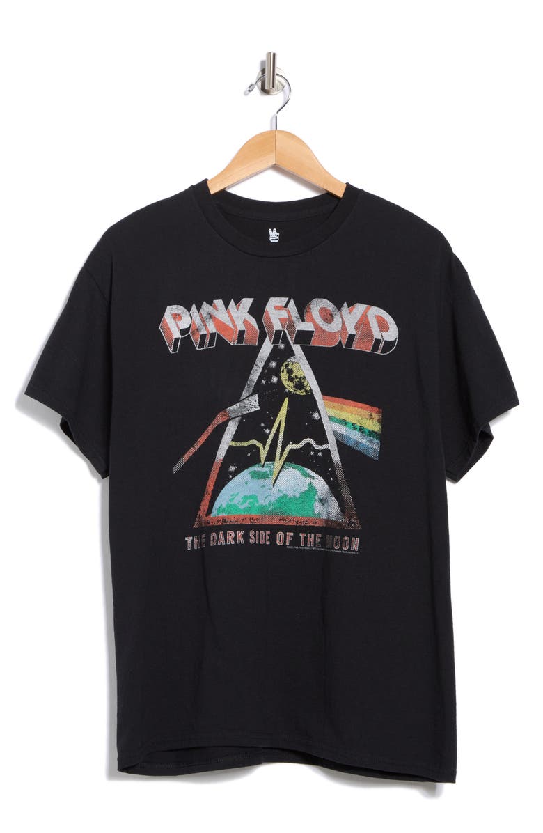 Junk Food Pink Floyd Graphic T-Shirt, Alternate, color, Black